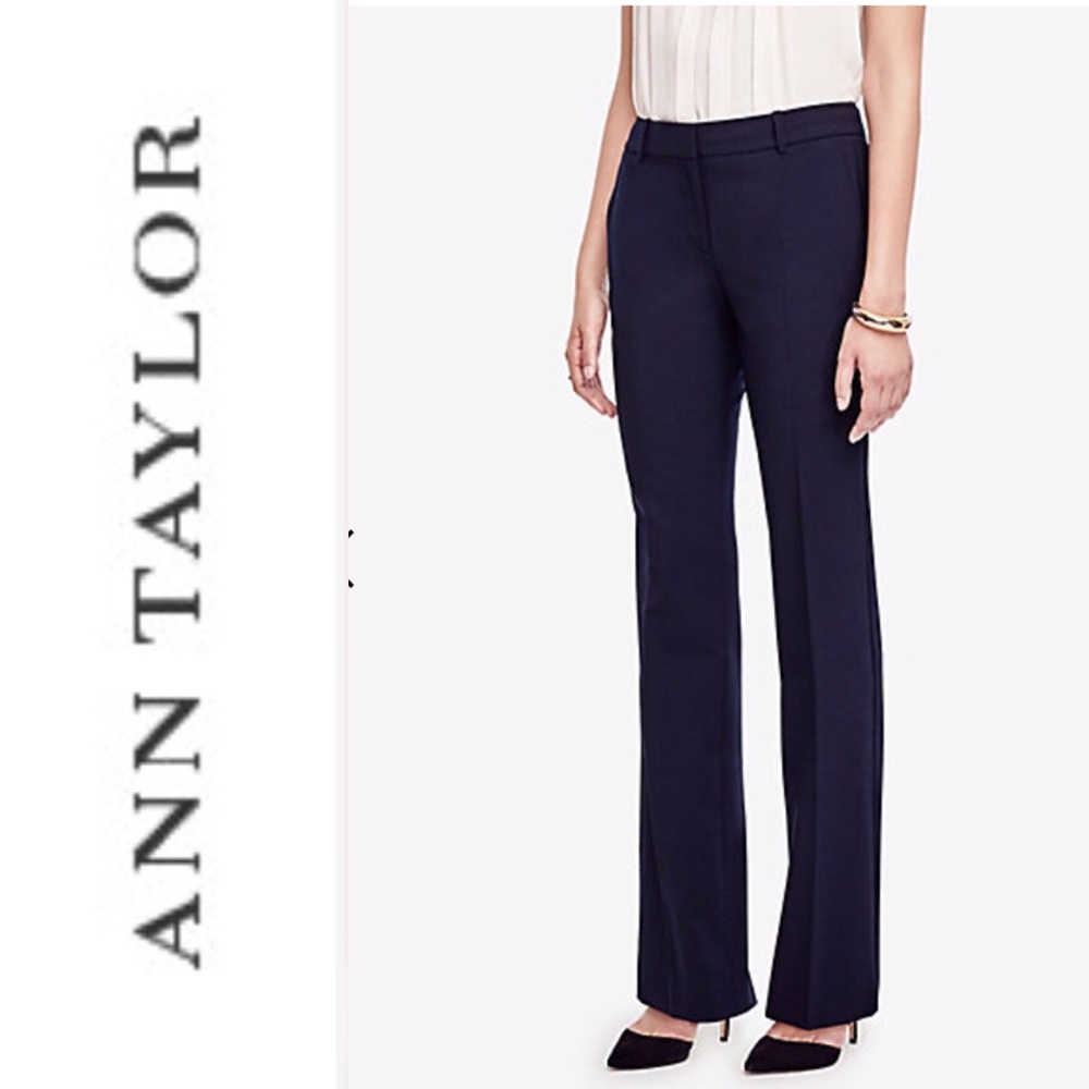 Ann Taylor - Navy Trouser Pant in Classic Ann Fit
